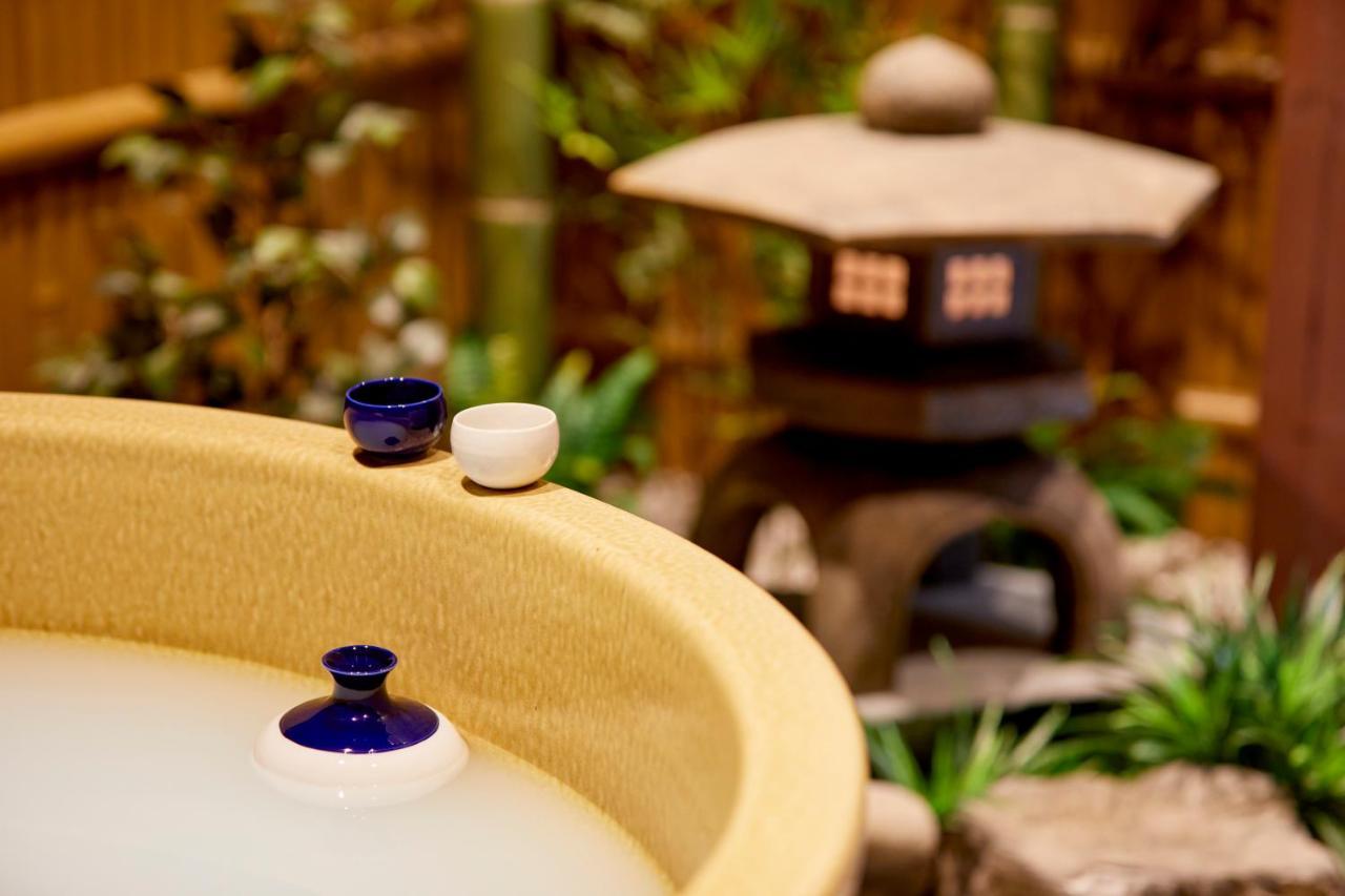 古今 天下茶屋 With A Private Parking Lot And A Half Open-Air Bath And Direct To Kix Villa Oszaka Kültér fotó
